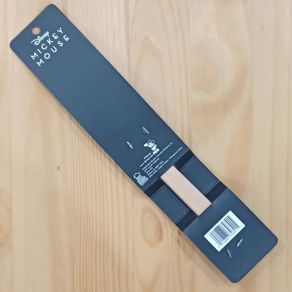 Disney Mickey Minnie Mouse 2 pack Wooden Silicone Spatula Set - Picture 8 of 10